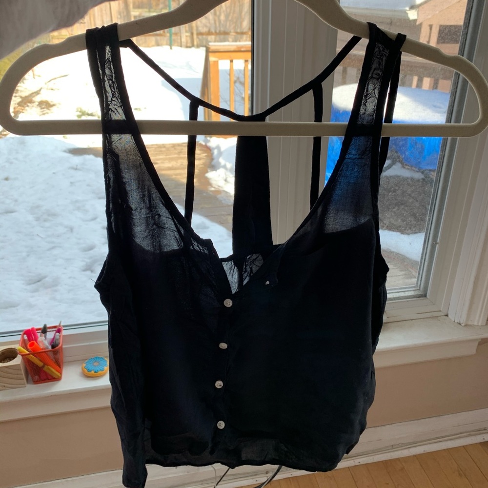 Aeropostale Black Tank Top